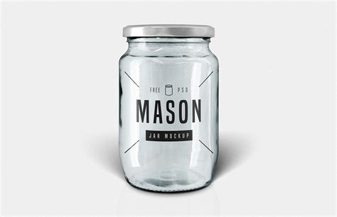 Free Mason Jar&nbsp;Mockup