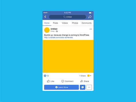 Facebook Post Mockup Psd Free&nbsp;Download