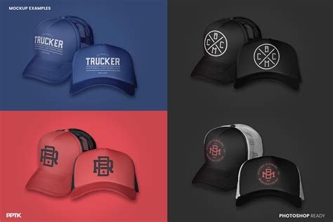 Trucker Cap Photoshop Template