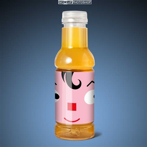 Photoshop Bottle Label&nbsp;Mockup