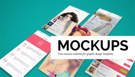 Graphic Design Mockup Templates&nbsp;Free