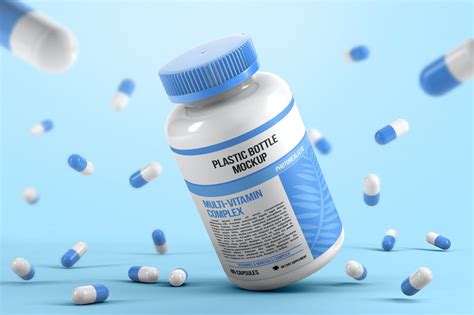 Medicine Tablet Mockup