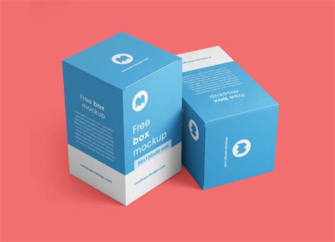 Box Packaging 3D Mockup