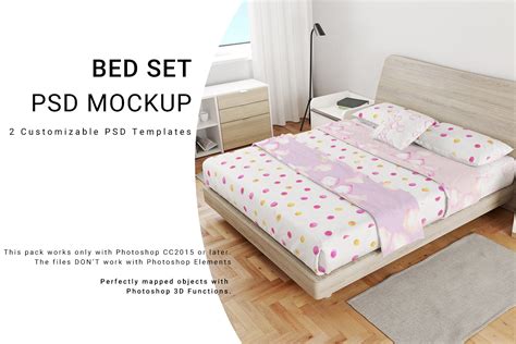 3D Bed Mockup Free&nbsp;Download