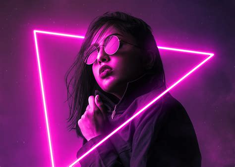 Neon Lights Photoshop&nbsp;Template