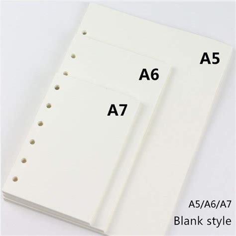 A6 Refill Paper&nbsp;Template