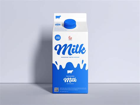 Milk Carton Mockup