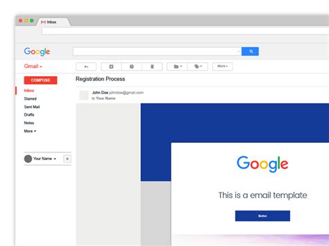 Gmail Mockup Free