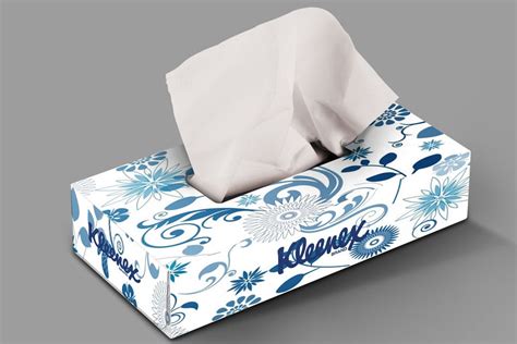 Tissue Box Design&nbsp;Mockup