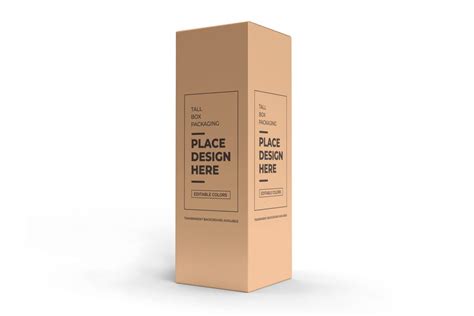 Horizontal Package Box Mockup&nbsp;Free