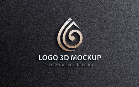 Logo 3D Mockup&nbsp;Psd