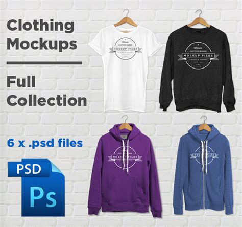 Clothing Mockups Full&nbsp;Collection