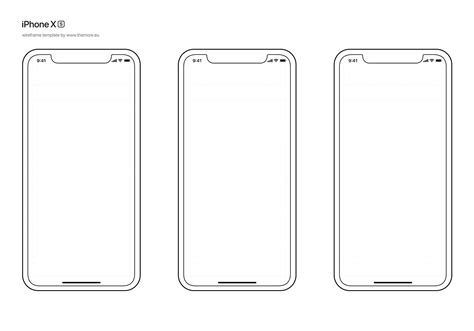 Iphone Xs Template Png