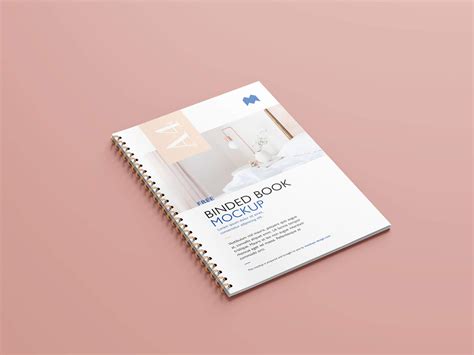 Spiral Bound Book Psd&nbsp;Mockup