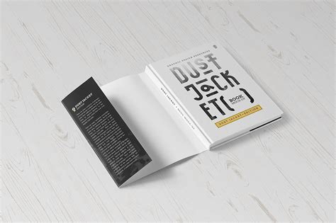 Dust Jacket Book Mockup&nbsp;Free