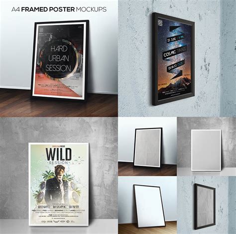 Poster Mockup Photoshop Template