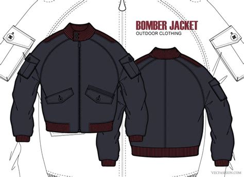 Bomber Jacket Template&nbsp;Psd