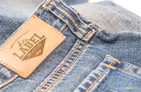 Jeans Label Mockup