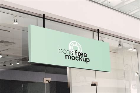 Shop Banner Mockup Free Download