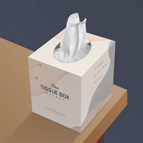 Tissue Box Mockup&nbsp;Psd