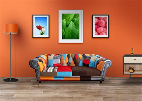 Living Room Wall Art Mockup&nbsp;Free