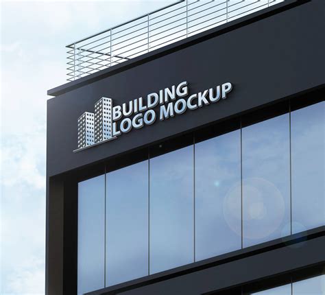 Logo Mockup Building&nbsp;Free