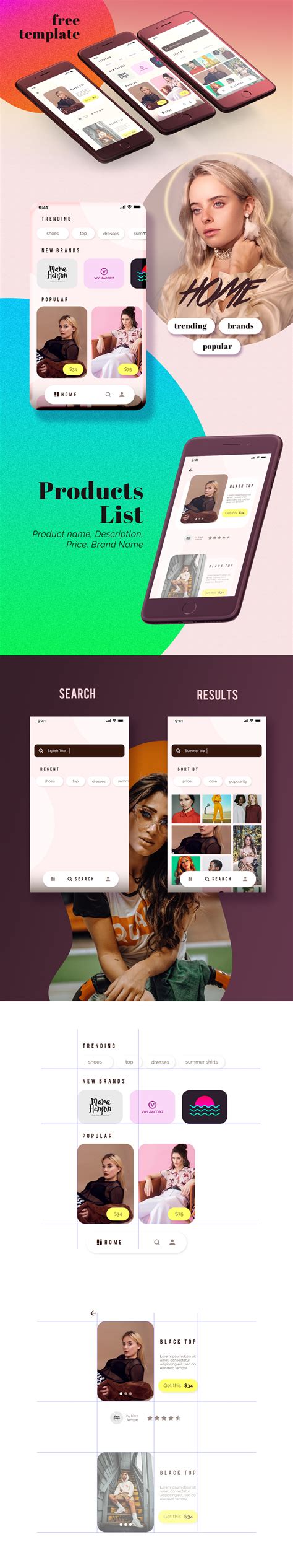 Mockup Clothing App